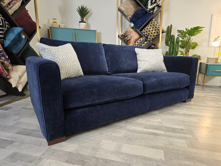 Majestica 3 Seater - Soft Chenille Navy Mix