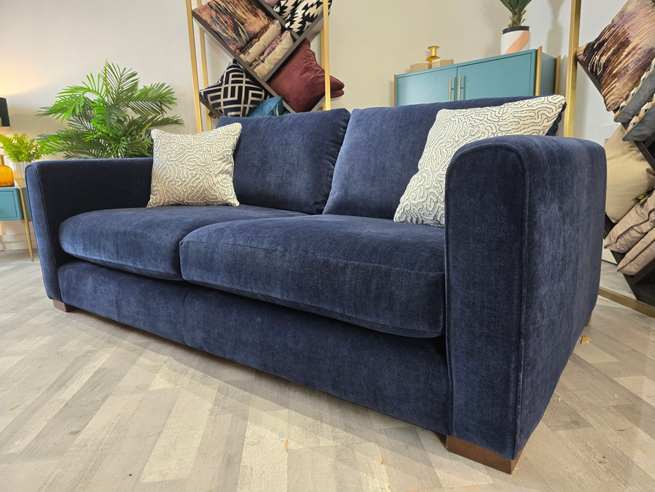 Majestica 3 Seater - Soft Chenille Navy Mix