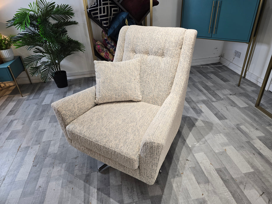 Strato Chair - Swivel Chair - Boucle Natural