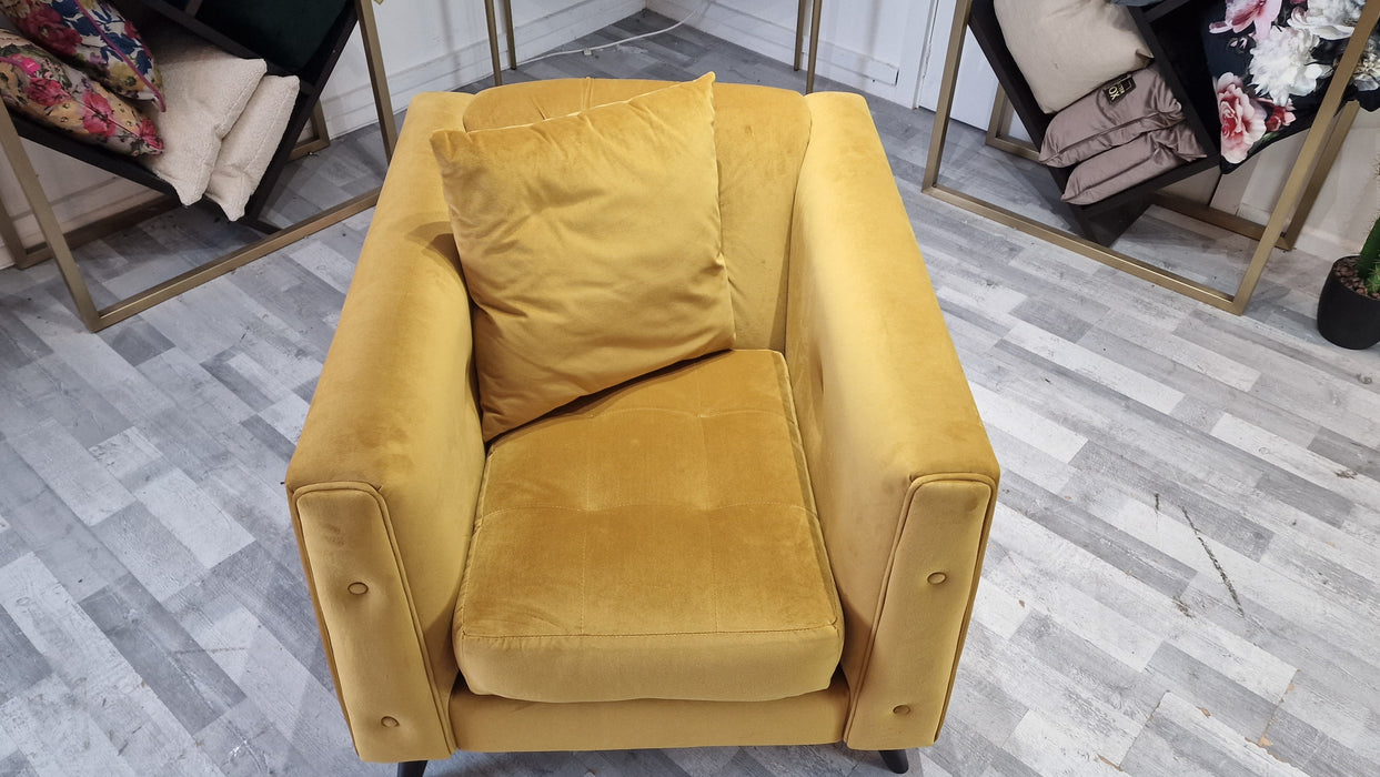 Somerford 1 Seater - Fabric Chair - Stella Butterscotch Mix