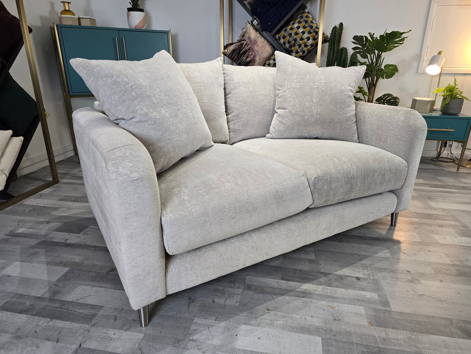 Midland Hill 2 Seater - Fabric Sofa - Meridian Silver