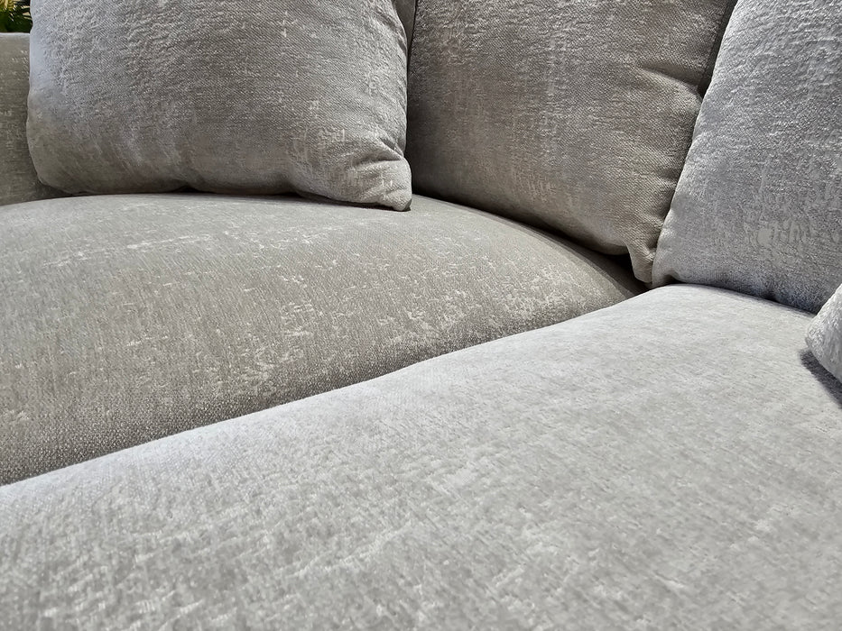 Midland Hill 2 Seater - Fabric Sofa - Meridian Silver