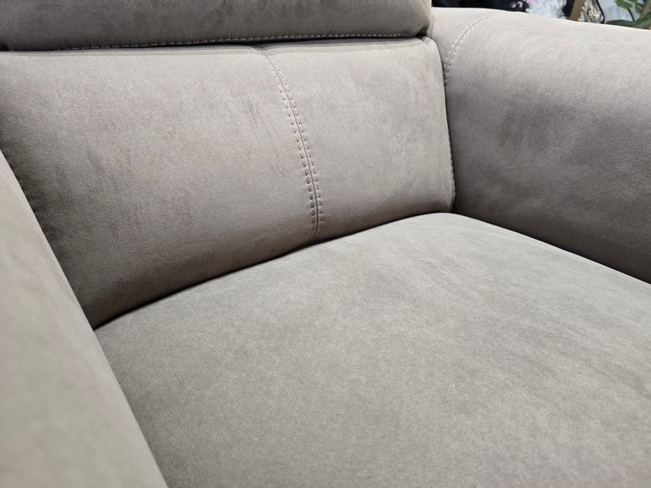 Illinois 1 Seater - Power Recliner - Lifestyle Textured Fabric Taupe