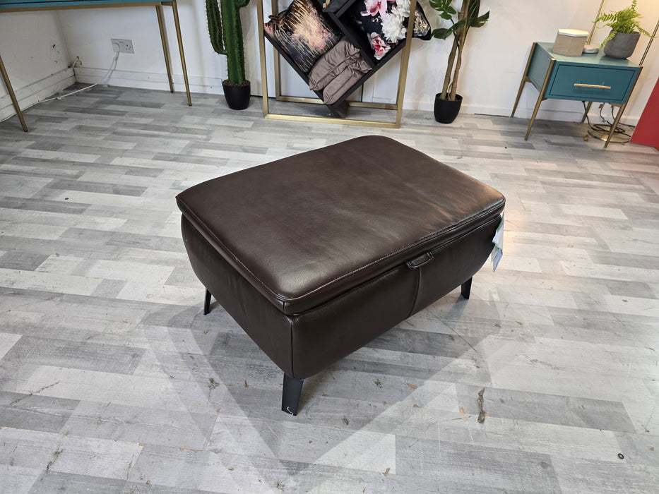 Priestley Designer Storage Footstool -  Brown