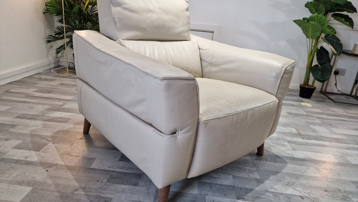 Dakota 1 Seater - Trusty Soft Sheen Leather Mist