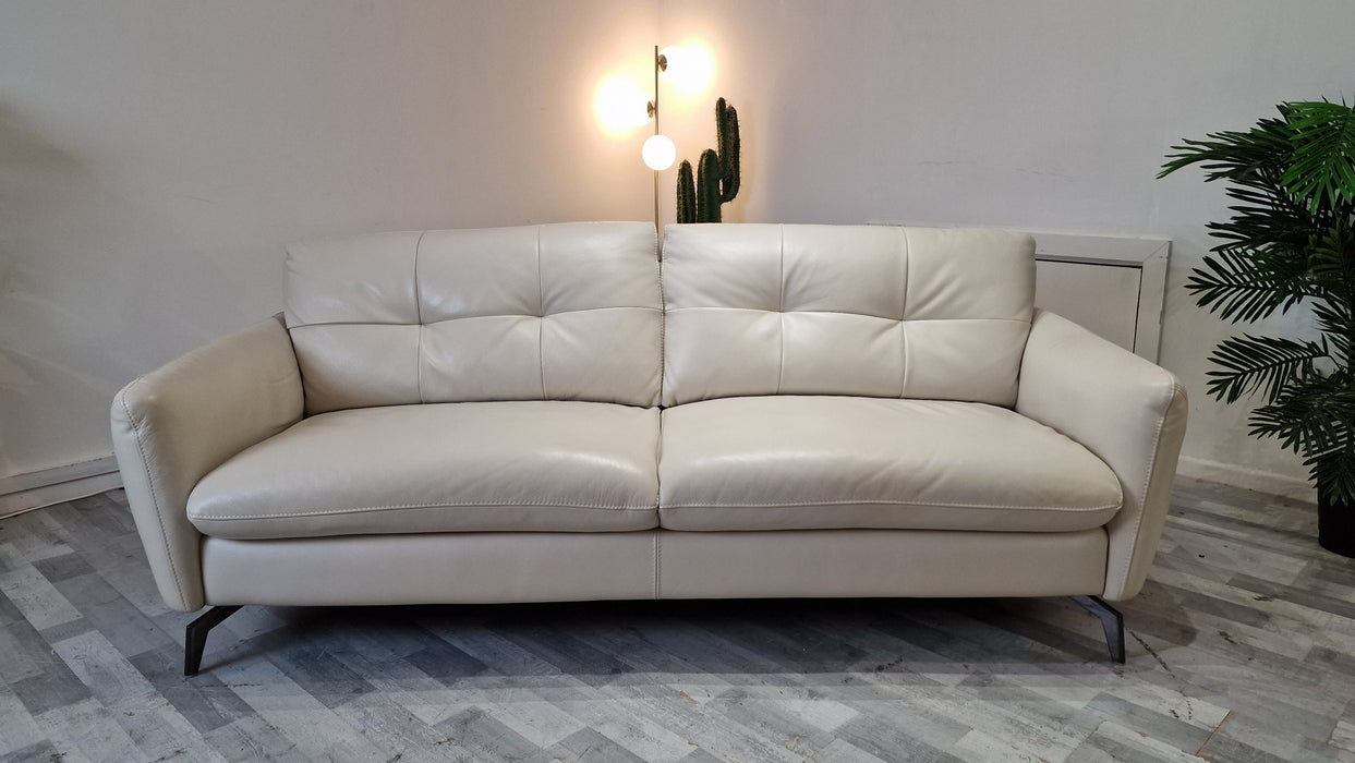 Mimi 3 Seater - Leather Sofa - Trusty Soft Sheen Leather Mist