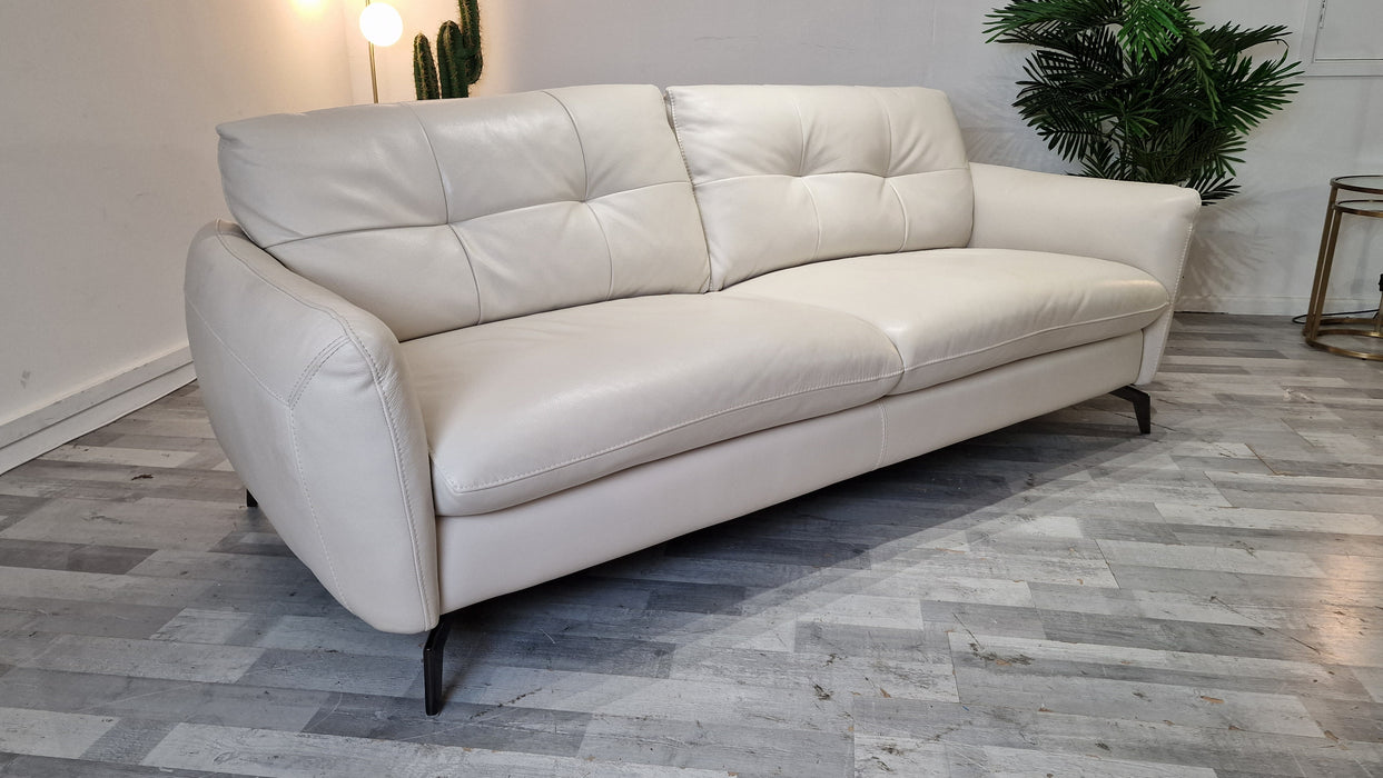 Mimi 3 Seater - Leather Sofa - Trusty Soft Sheen Leather Mist