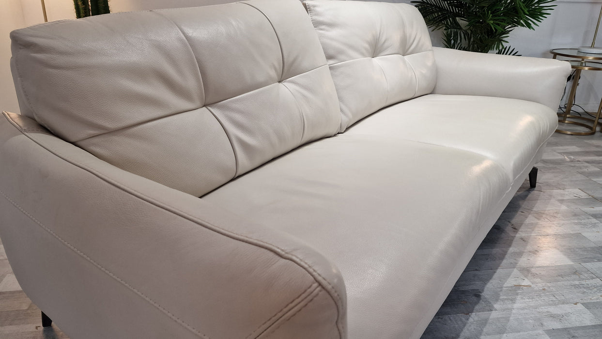 Mimi 3 Seater - Leather Sofa - Trusty Soft Sheen Leather Mist