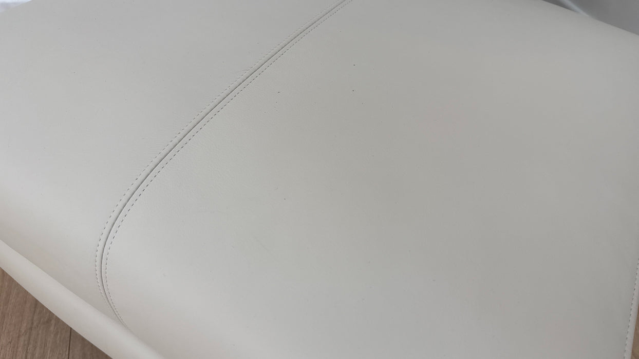 Sofology Adler Leather Storage Footstool in Trusty Matt Bone