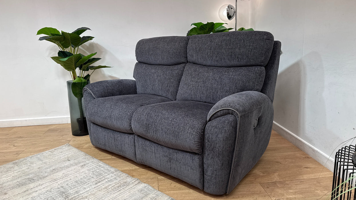 DFS Forster Express Fabric 2 Seater Recliner in Grey