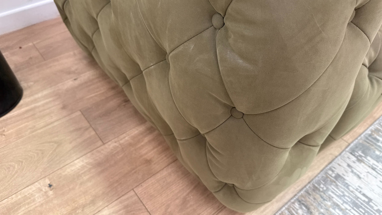 Sofology Venezia Fabric 3 Corner 1.5 in Lifestyle Nubuck Feel Moss