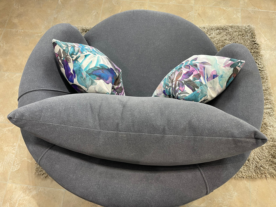 Tallulah Swivel Chair Nordic Grey Fabric (WA2)