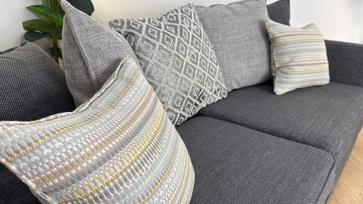 DFS Lorella 4 Seater Sofa in Black