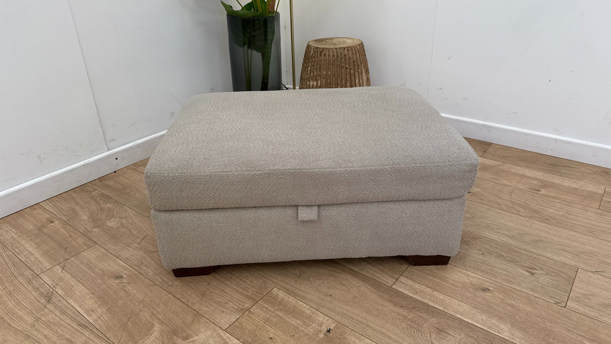 Sofology Tallulah Storage Footstool in Boucle All Over