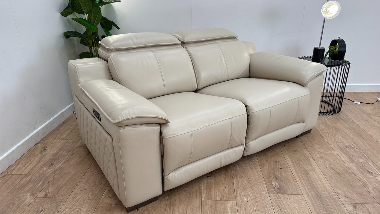Sofology The Benz 2 Seater Recliner Sofa in Trusty Sheen Bone China