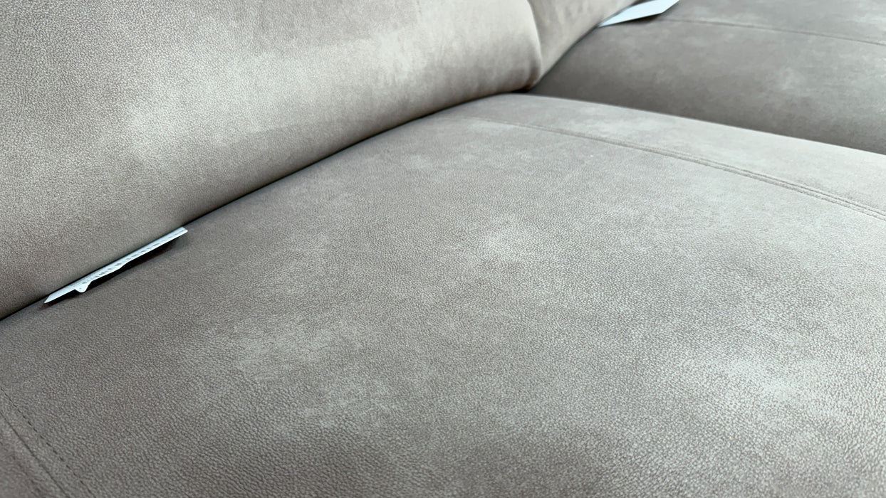 Sofology Bailey Fabric 2.5 Seater Power Recliner in Lifestyle Flecked Nutmeg