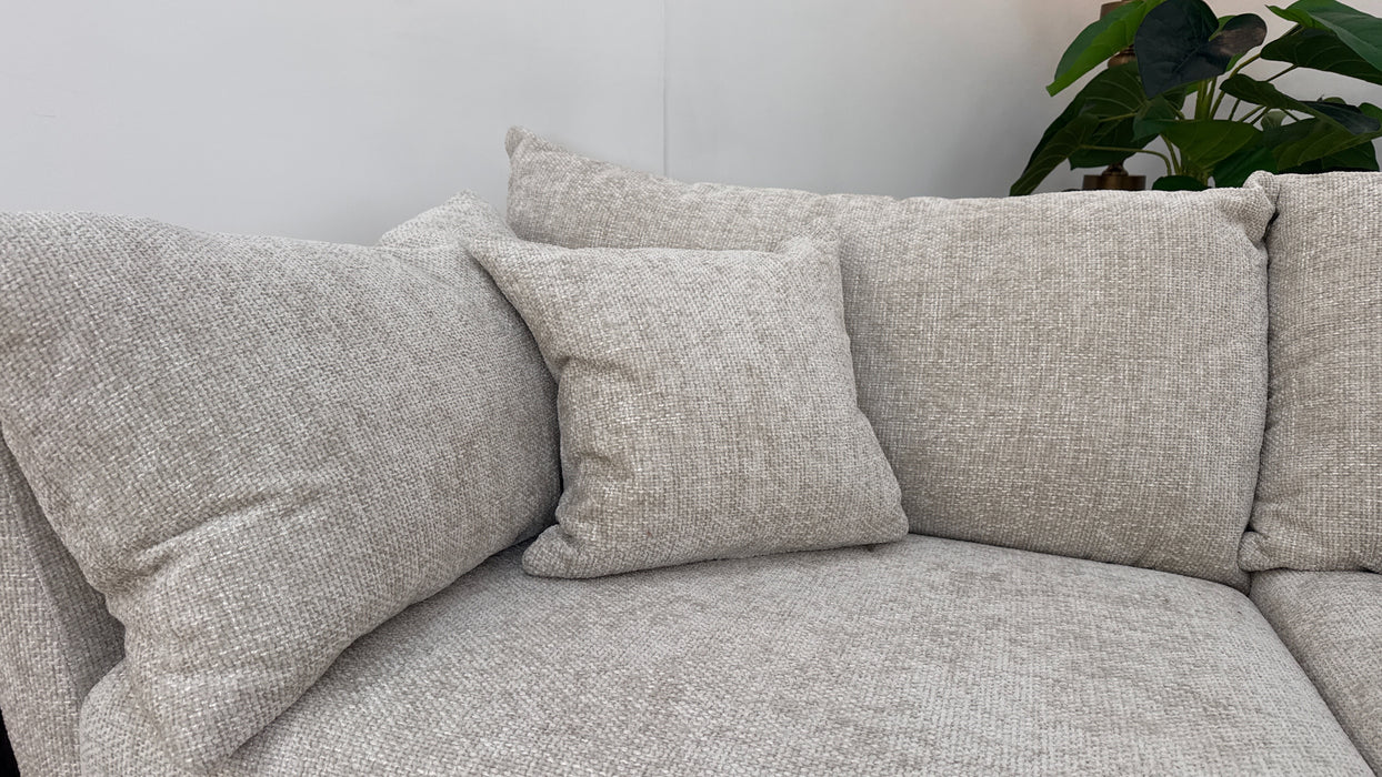 Sofology Tallulah Fabric 3 Seater in Soft Chenille Linen