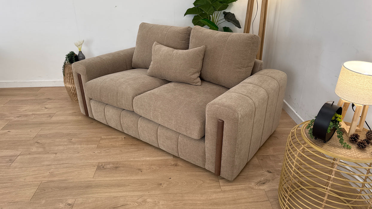 Soho 2 Seater - Fabric Sofa - Boucle Mink /Natural Mix