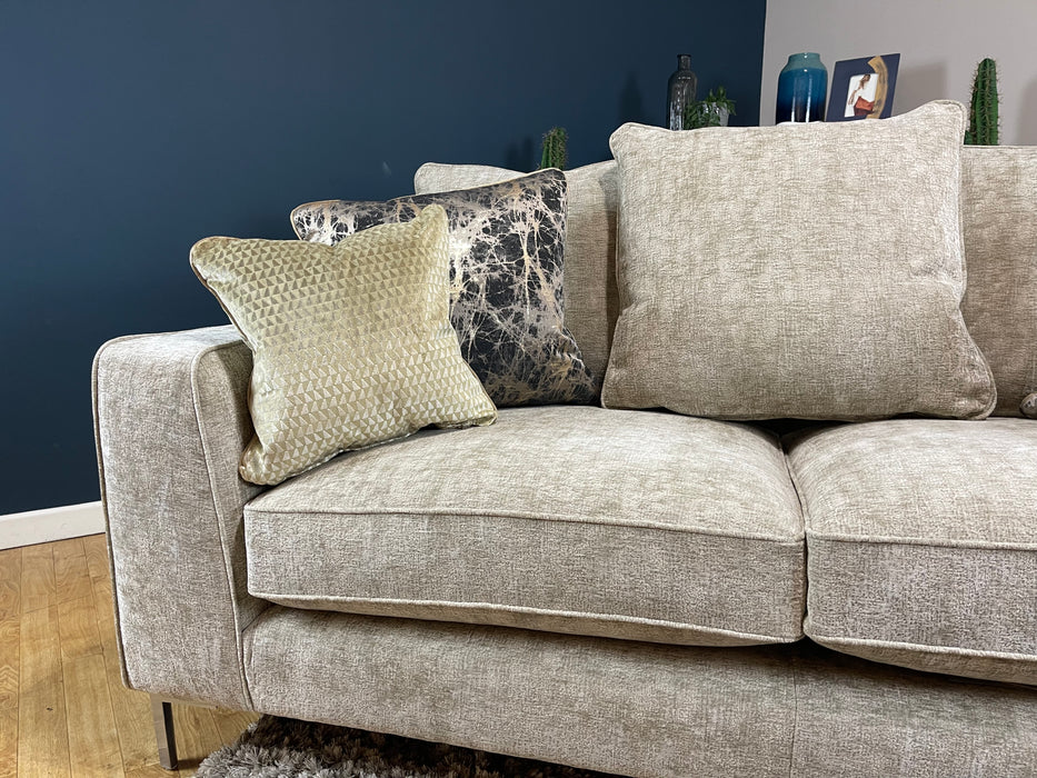 Rococo 2 Seater Verbier Gold Mix Fabric (WA2)