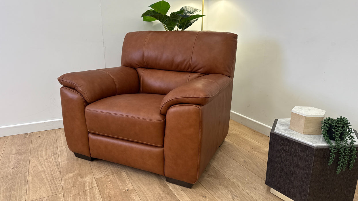 Sofology Leather Chair in Tan