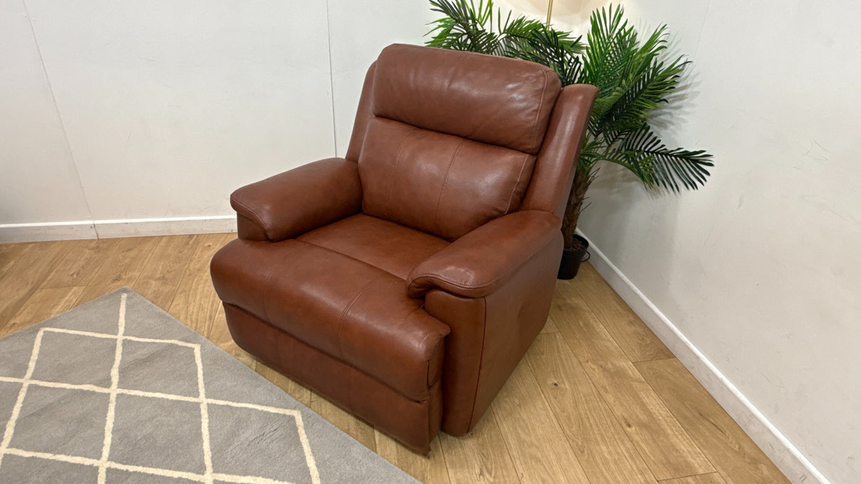 Sofology Gracie Leather Chair in Trusty Sheen Butterscotch