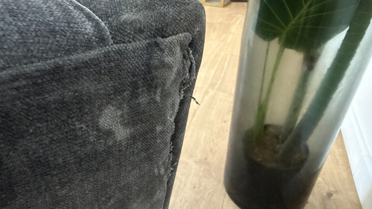 Sofology Tallulah Fabric 3 Seater in Soft Chenille Slate