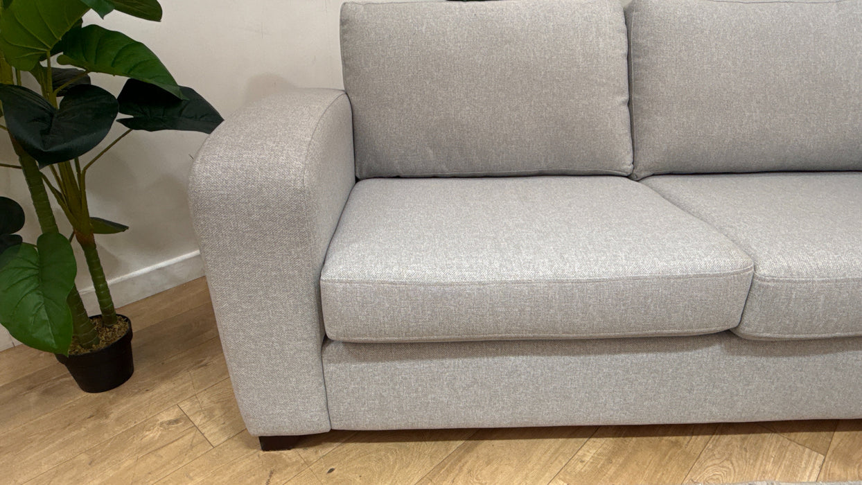 DFS Layla Fabric 3 Seater Sofabed in Silver