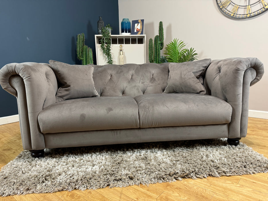 Balmoral Fabric 2 Seater - Matt Velvet Mole (WA2)