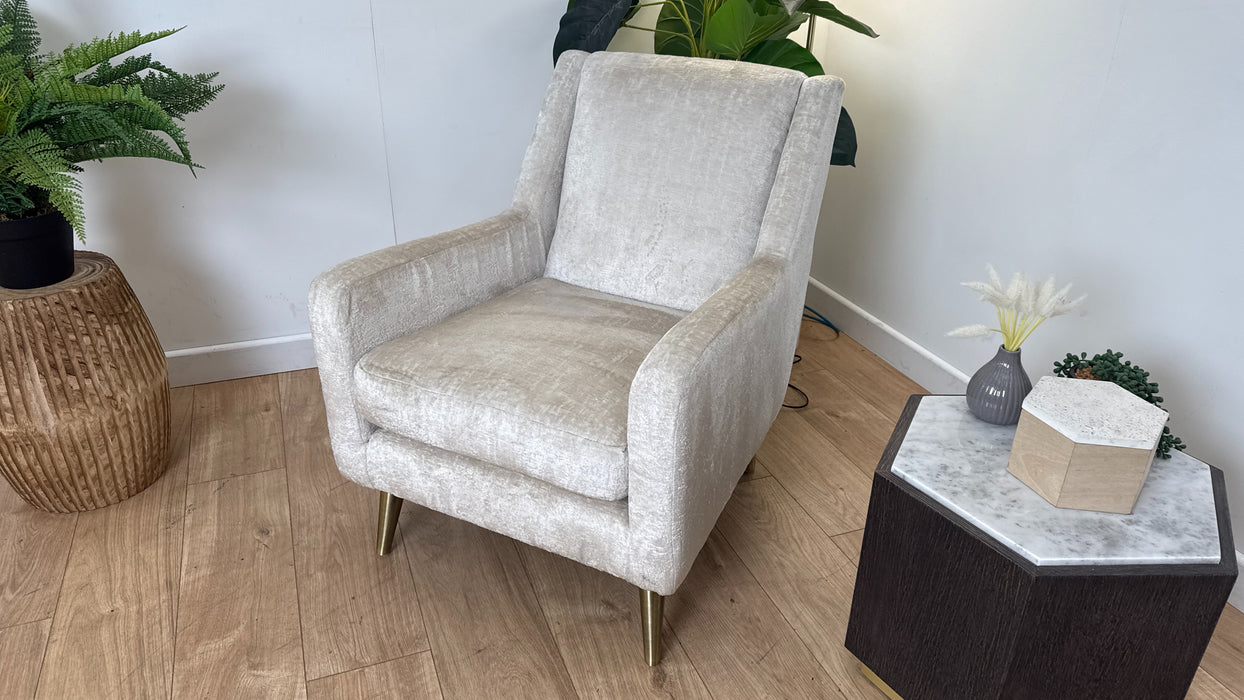 Sofology The Majestic Accent Chair in Plain Oyster All Over