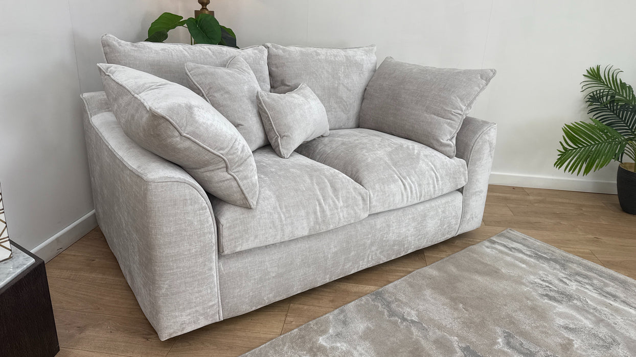 Sofology Georgio Fabric 2 Seater in Oyster All Over