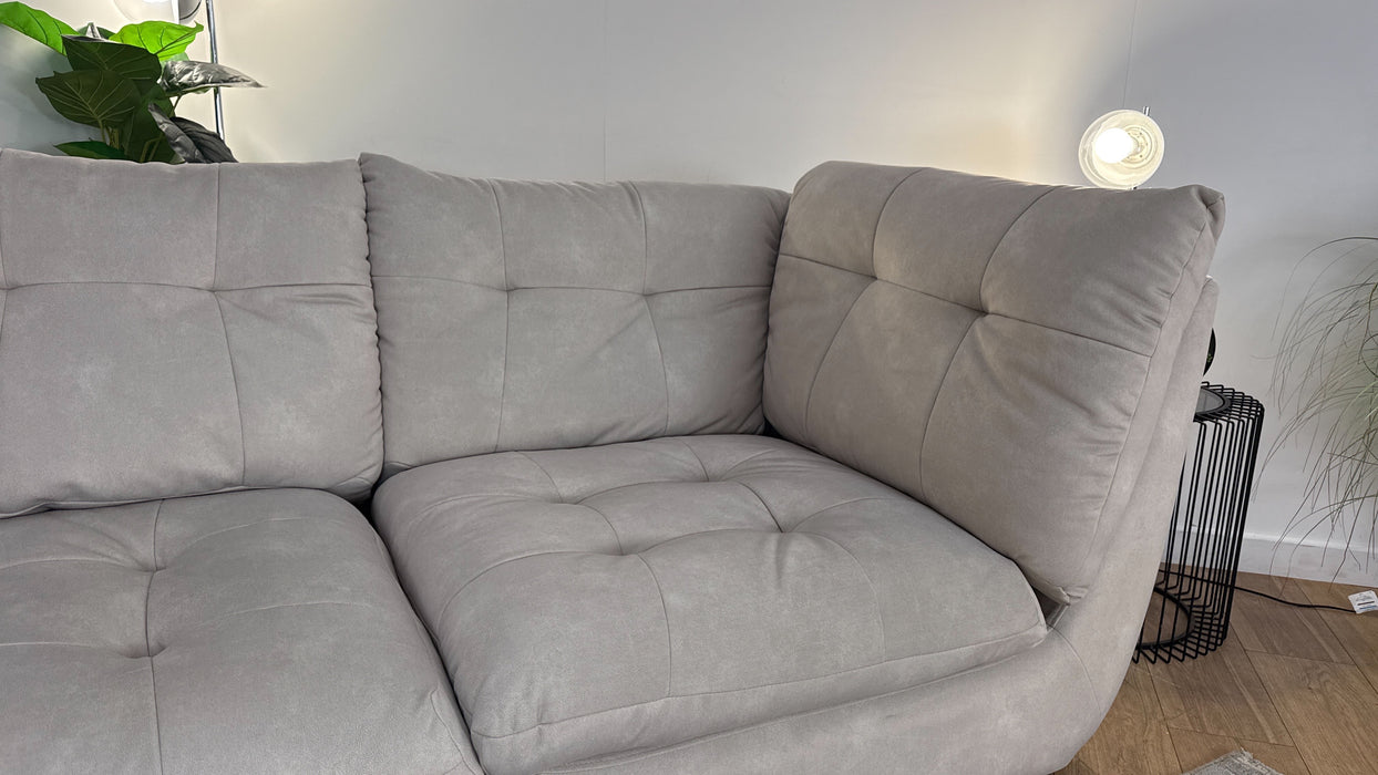 Sofology The Cocoon Fabric 3 Seater in Ivory