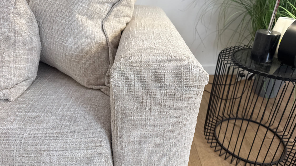 Sofology Cove Fabric 3 Corner 1 in Artisan Chenille Ecru