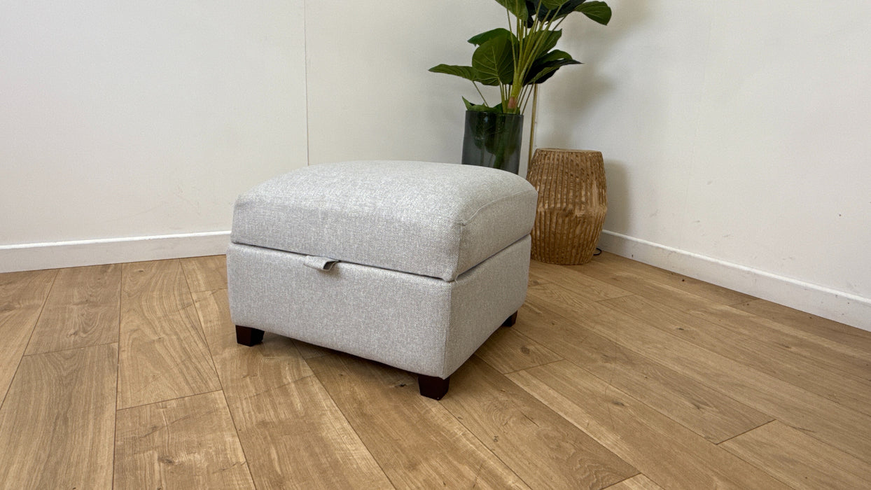 DFS Layla Large Storge Footstool in Silver