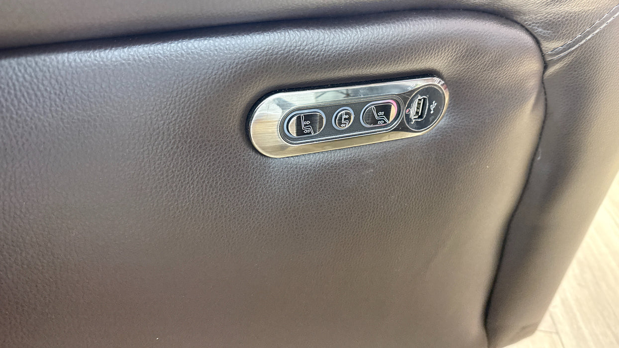 DFS Premiere Leather Chair in Brown