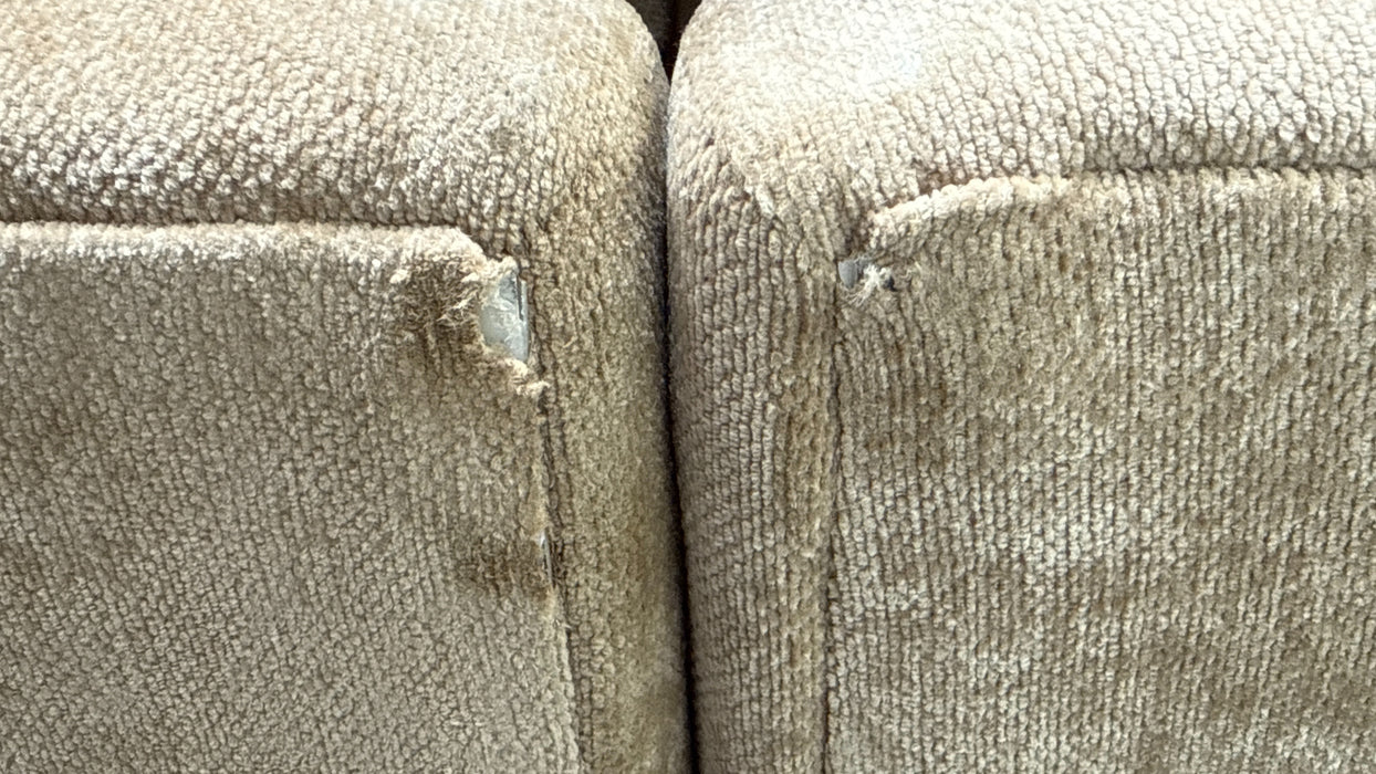 Sofology Georgio Fabric 3 Corner 3 Feather Flex Seats in Lifestyle Plush Chenille Barley Mix