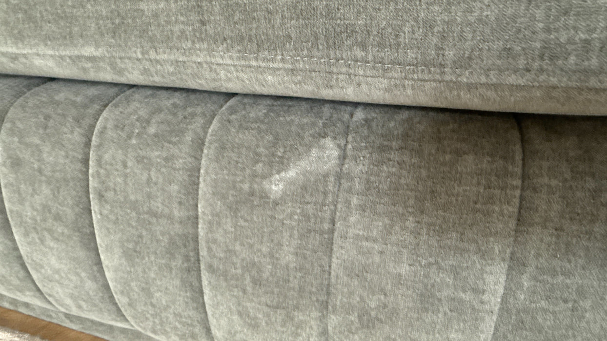 Sofology Astoria Fabric 4 Seater in Vintage Chenille Grey Sage Mix