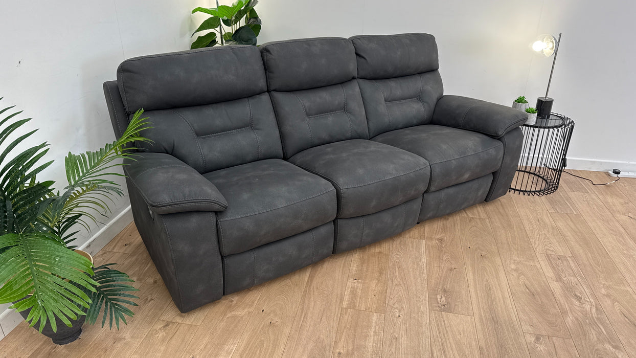 Waterford 3 Seater Fabric Manual Recliner