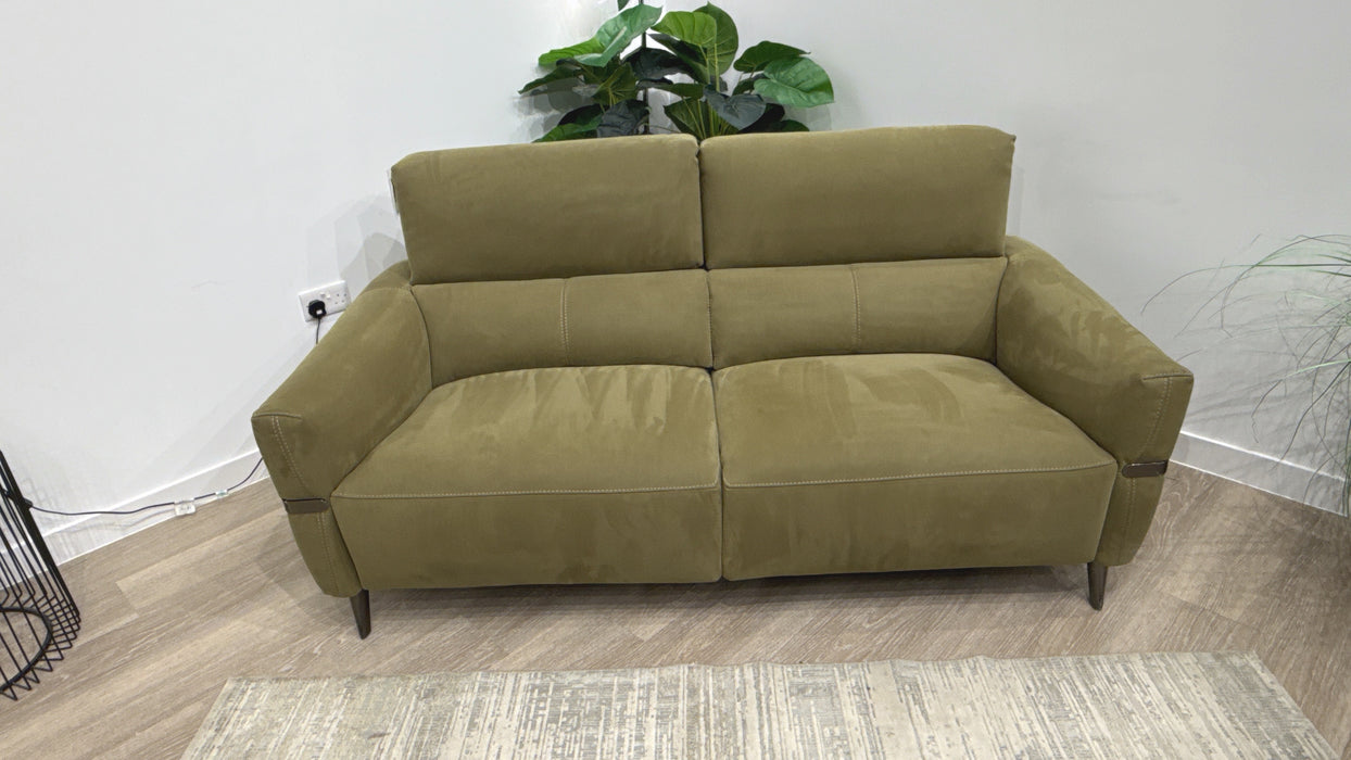 Sofology Arlington Fabric 3 Seater in Lifestyle Nubuck Feel Olive