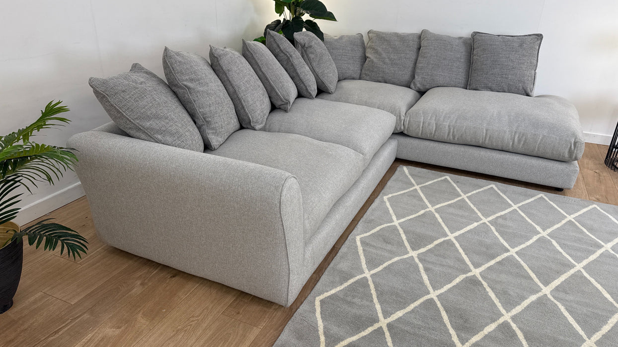 Milford LHF corner Fabric Sofa