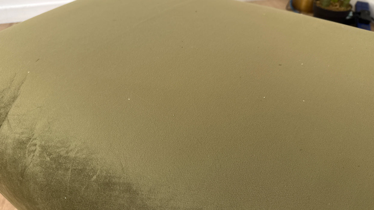 Sofology Balmoral Fabric Footstool in Matt Velvet Moss Limited Edition