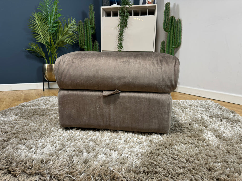 Parker Fabric Footstool - Heritage Cedar (WA2)