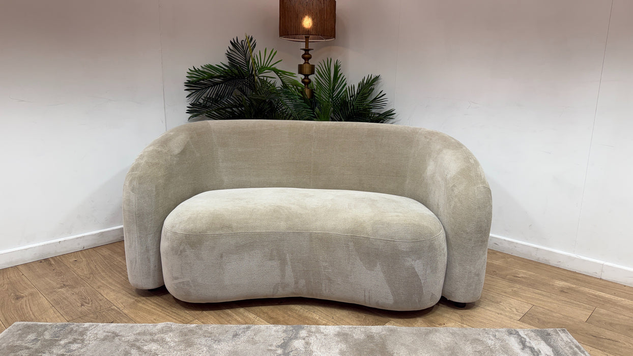 Sofology Dalston Fabric 2 Seater in Soft Chenille Linen Limited Edition