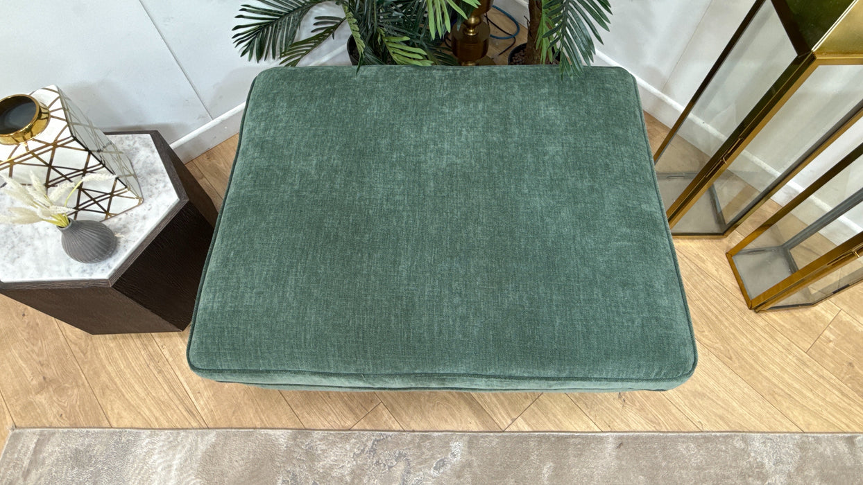 Sofology Cricket Combi Fabric Footstool in Nordic