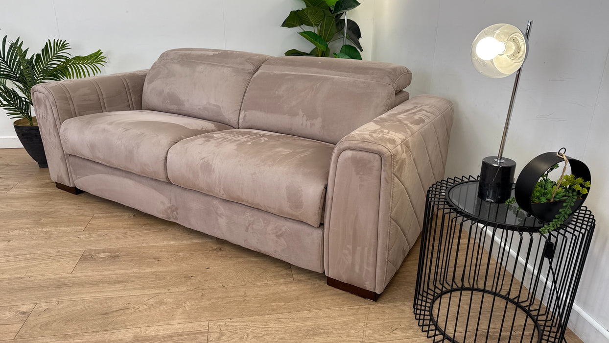 Sofology The Mason 3 Seater Fabric Sofa in Lifestyle Plush Nutmeg