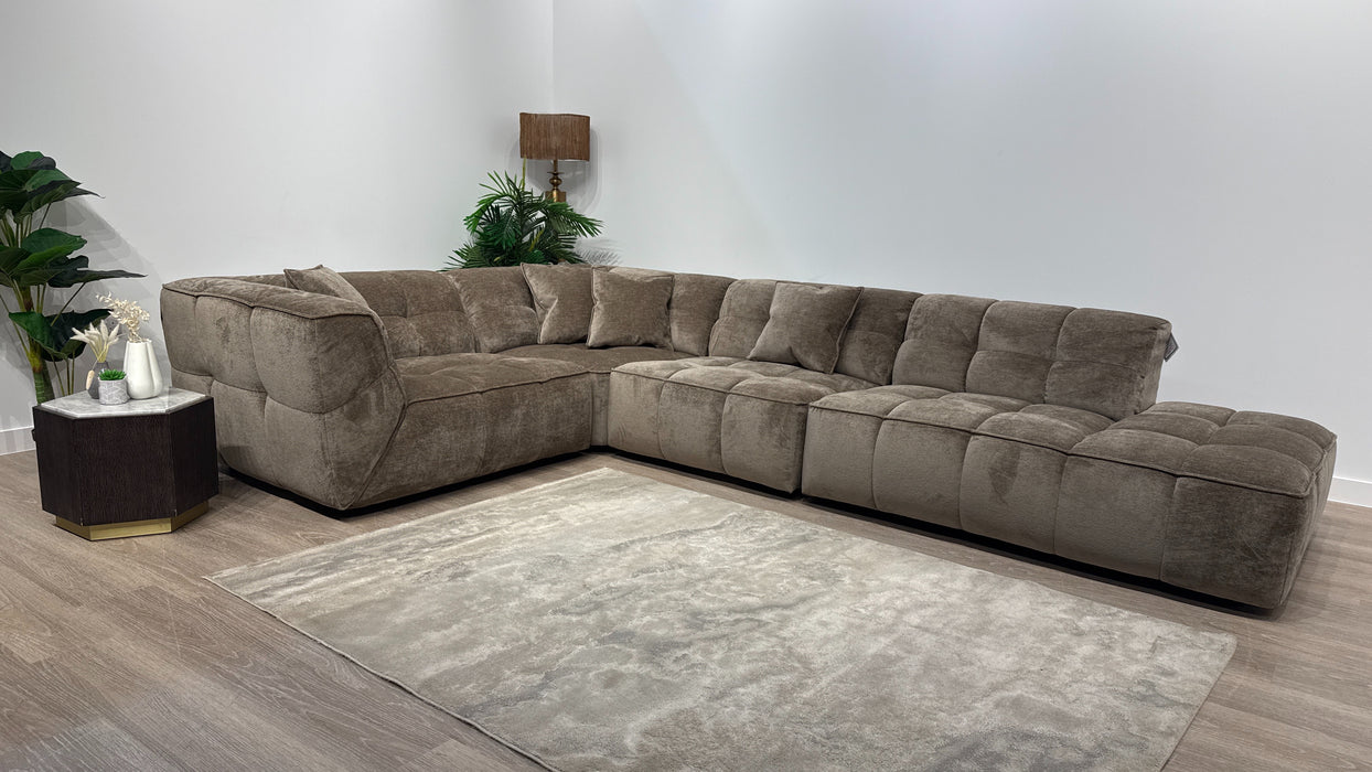 Sofology Moritz Fabric Corner in Mocha