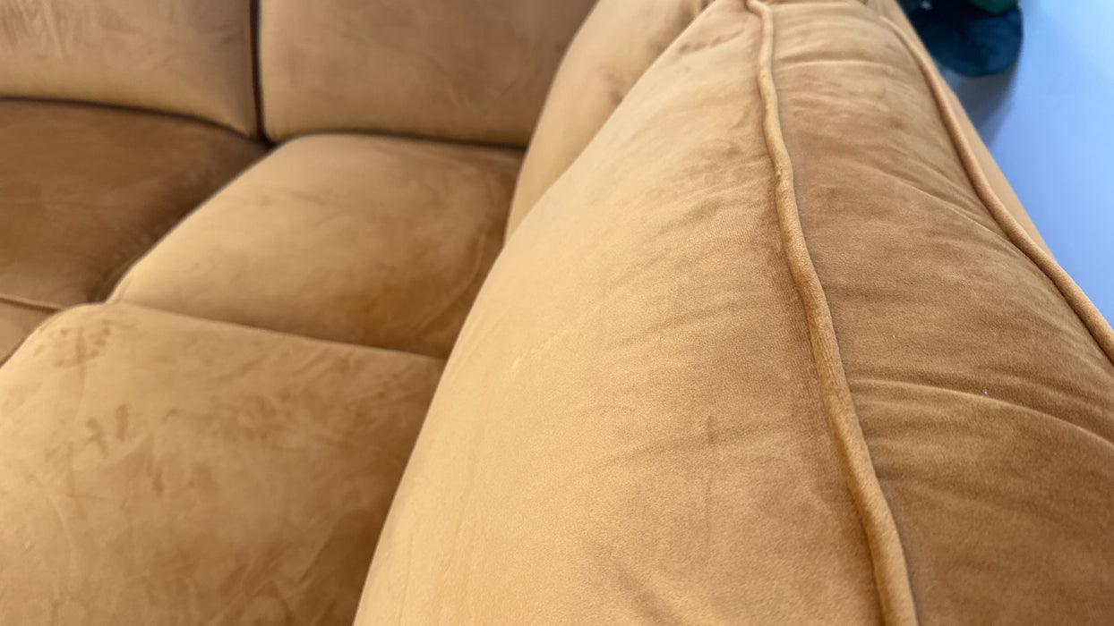 DFS Orka Fabric 2 Corner 1 in Mustard