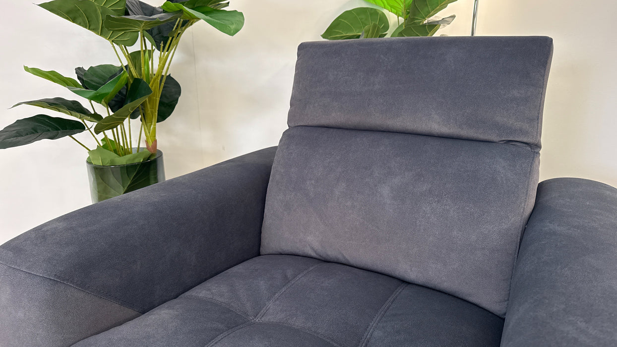 Sofology Marvella Fabric Chair in Lifestyle Flecked Charcoal