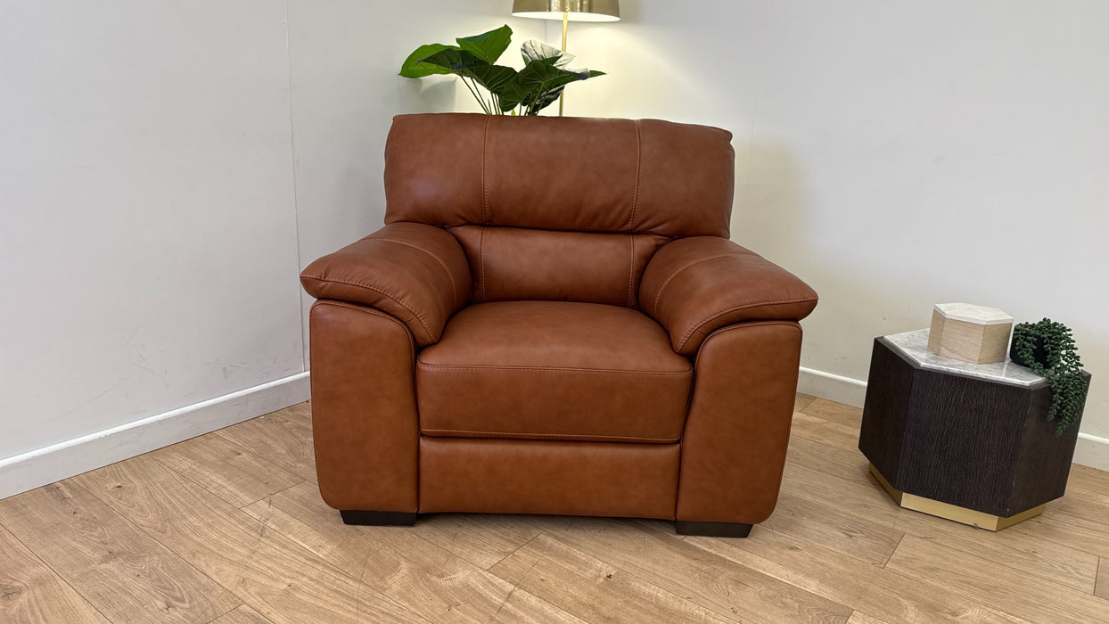 Sofology Leather Chair in Tan