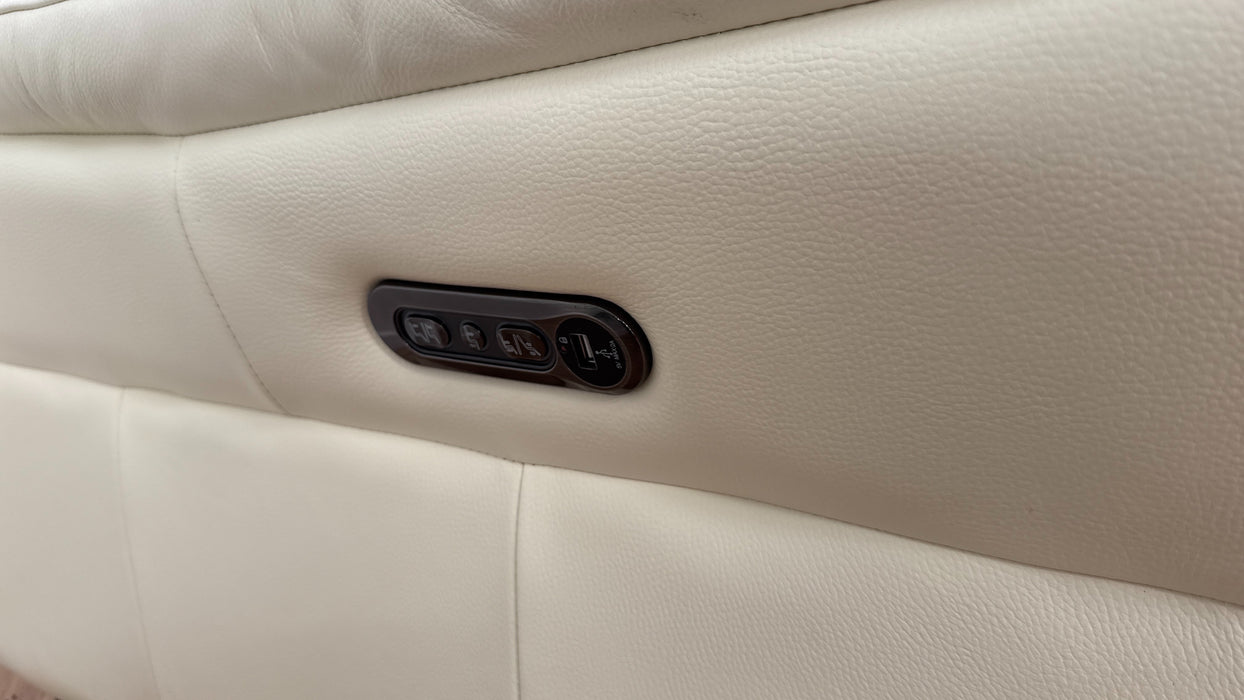 Sofology The Missouri 4 Seater Recliner Sofa in Trusty Sheen Leather White