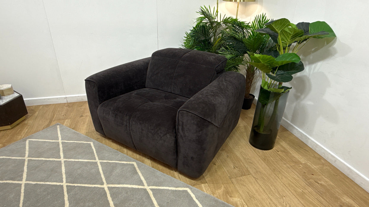 Sofology The Riviera Fabric Loveseat in Relaxed Chenille Raisin